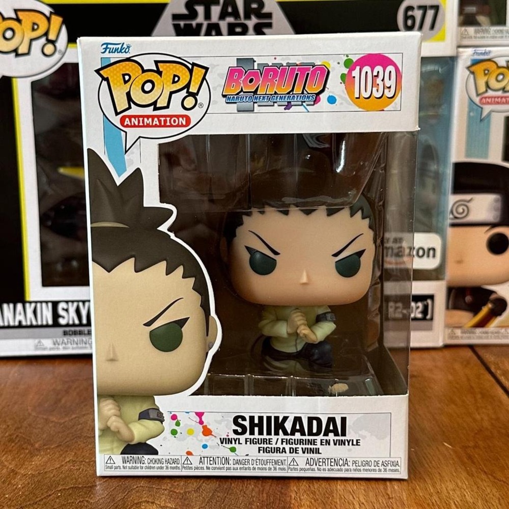 Funko Pop #1039 Shikadai Nara Boruto Naruto Anime Figure MINT